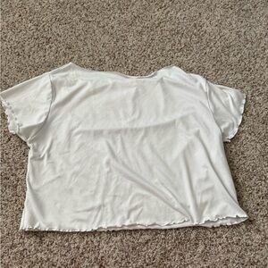 Colsie White Crop Top